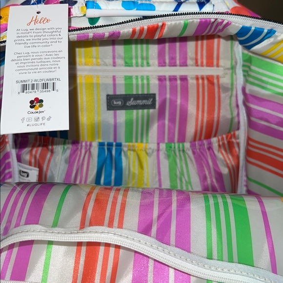 Log wildflower brights Summit backpack brand new with tags - Picture 6 of 6